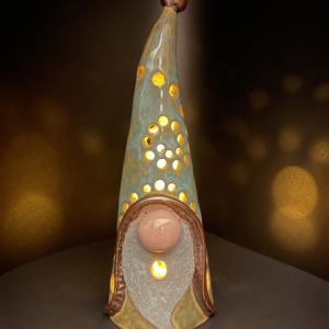 Ceramic-Gnome-Luminary-Pottery-by-Kim-Koehler